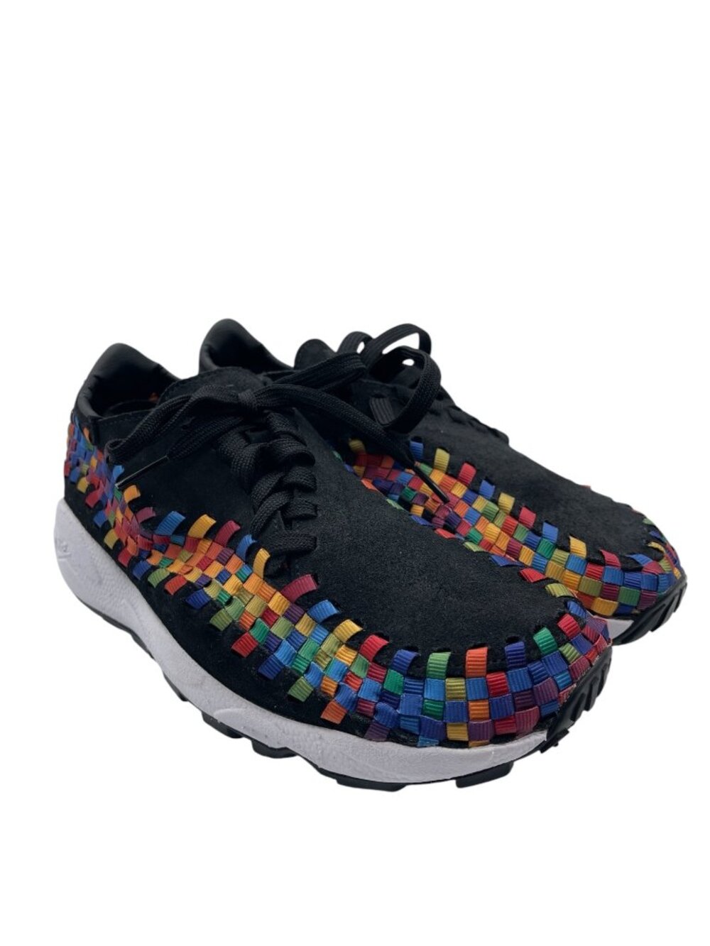 Nike WMNS Air Footscape Woven Black Multi-Color FB1959-002 Women's Size 8.5 - Picture 2 of 7